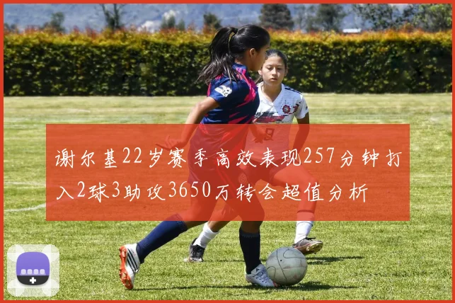 谢尔基22岁赛季高效表现257分钟打入2球3助攻3650万转会超值分析